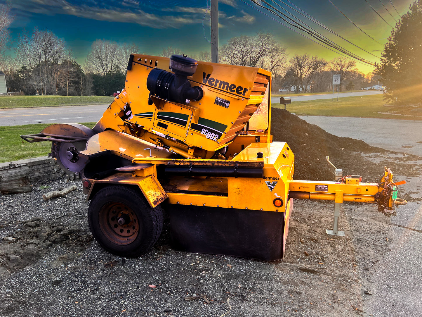 Vermeer 808 Stump Grinder