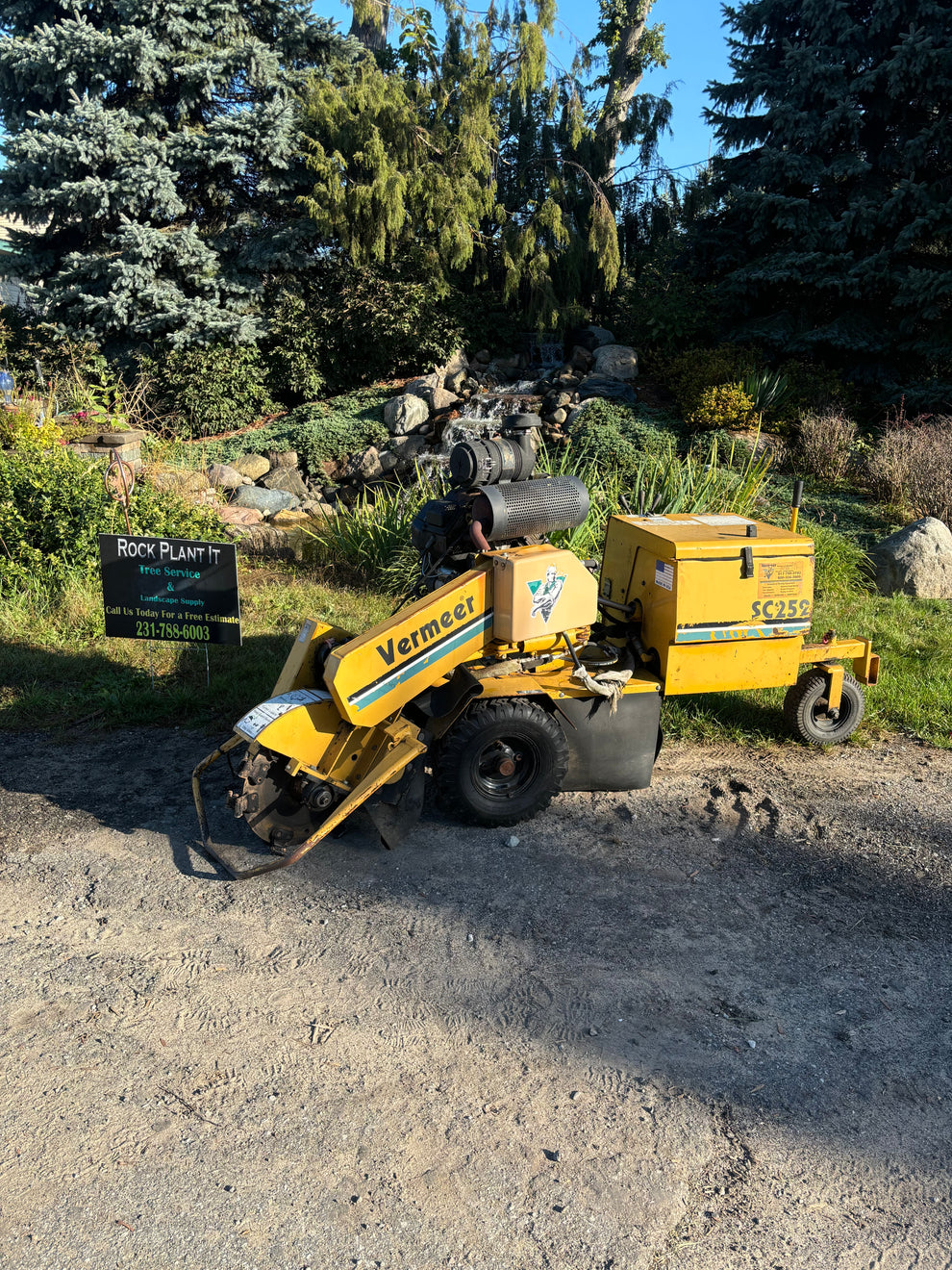 Vermeer 252 Stump Grinder – rockplantit
