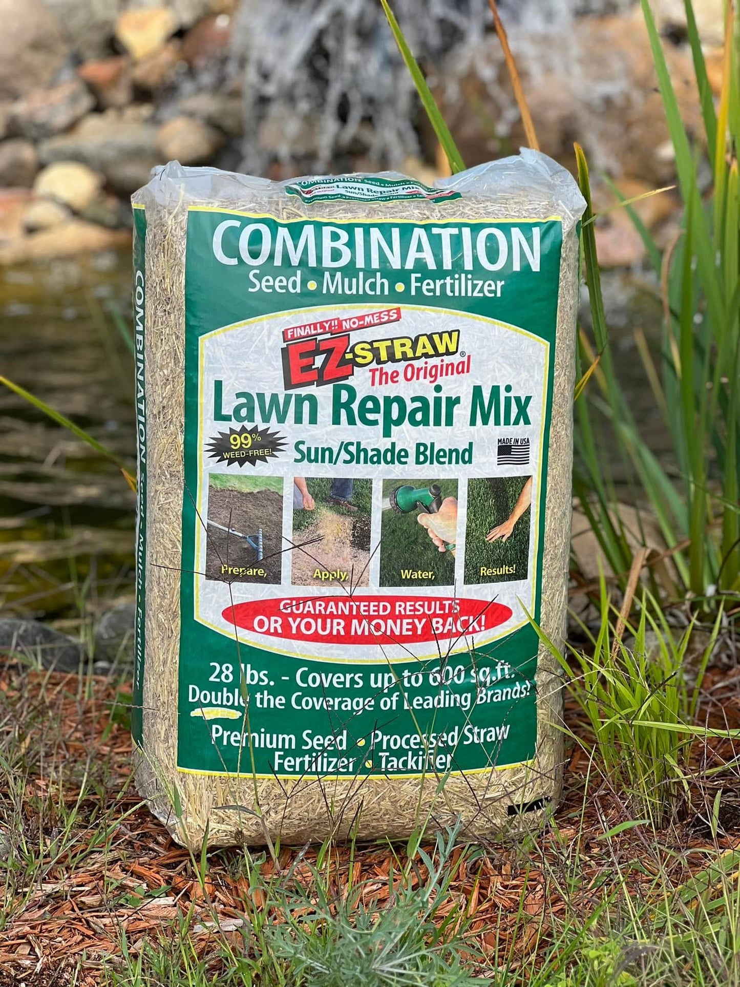 EZ Straw Lawn Repair Mix